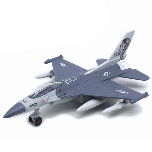 Modèle De Chasseur Militaire En Alliage Bleu, Modèle D'avion Avec Éclairage Et Effets Sonores Pour Enfants 69he