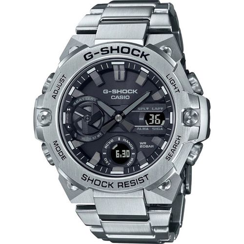 Casio Montre Argent Analogique - Digital Hommes G-Shock Gst-B400d-1aer