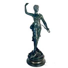 Diane bronze par Levasseur  Henri sculpture bronze