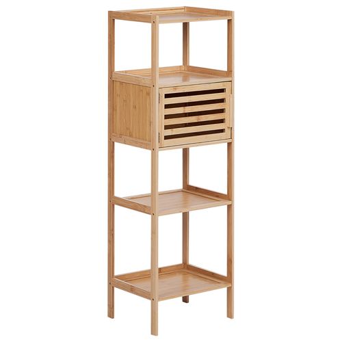 Etagère de salle de bain en bois de bambou clair LAFAYETTE