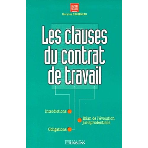 Les Clauses Du Contrat De Travail
