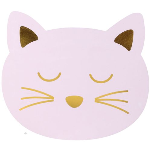 Lot De 2 Sets De Table Enfant Chat Rose