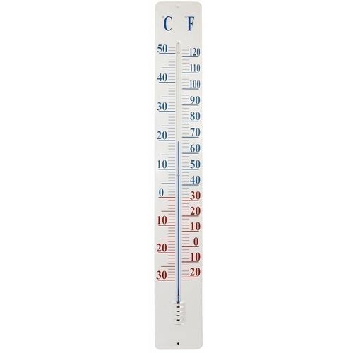 Thermomètre 90 Extérieur Sur Plaque Métal
