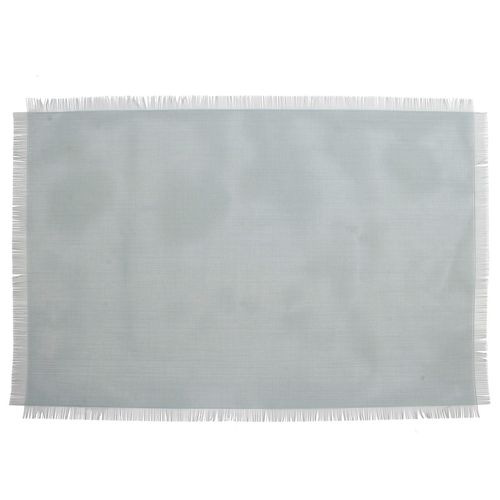 Lot De 4 Sets De Table Frange Gris