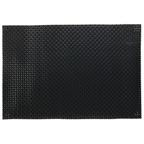 Lot De 2 Sets De Table Pvc Maille Noir