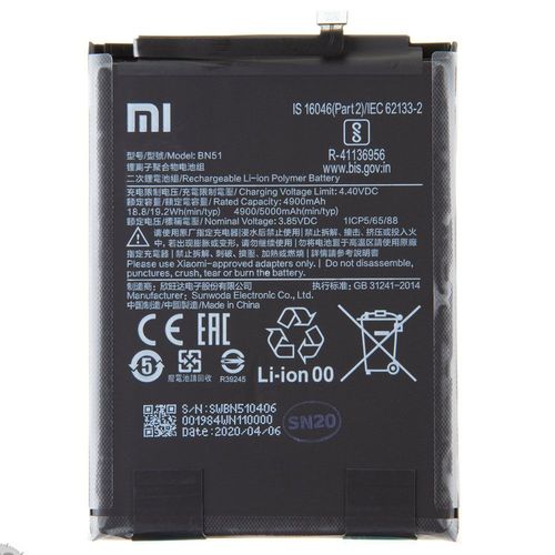 Batterie Origine Xiaomi Bn51 Pour Redmi Note 8/8a