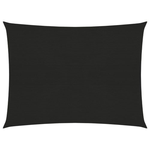 Vidaxl Voile D'ombrage 160 G/M? Noir 2x3,5 M Pehd