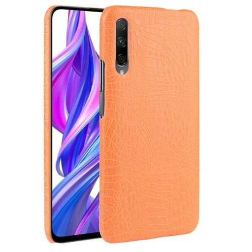 Étui Pour Classique Élégant Honor 9x Pro/Honor 9x Housse De Protection Compatibilité Anti Éraflure Mode Classique D'alligator - Couleur Orange