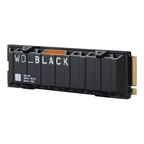 WD Black SN850 NVMe SSD WDBAPZ5000BNC - SSD - 500 Go - interne - M.2 2280 - PCIe 4.0 x4 (NVMe) - dissipateur de chaleur intégré