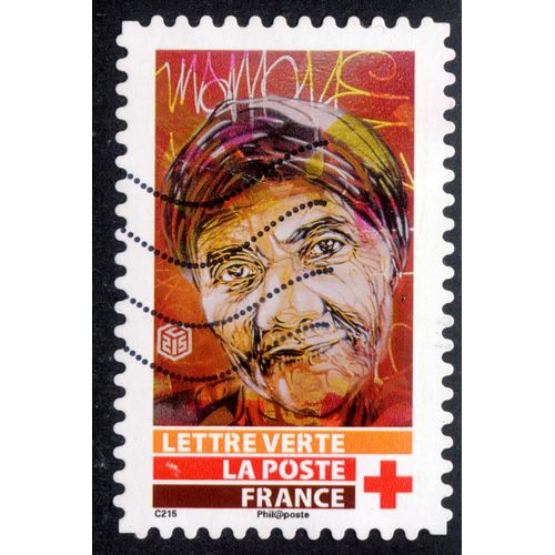 Timbre Croix Rouge Française,2019,C215-Christian Guémy,Corinne Salvi