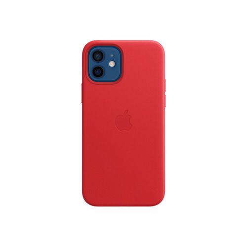 Apple - (Product) Red - Coque De Protection Pour Téléphone Portable - Avec Magsafe - Cuir - Rouge - Pour Iphone 12, 12 Pro
