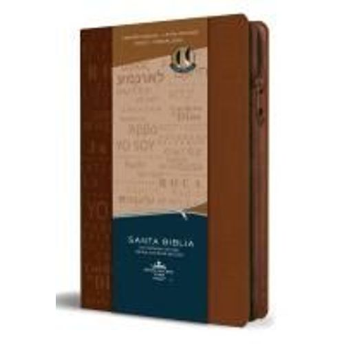 Biblia Rvr 1960 Letra Grande Tamaño Manual Cremallera E Índice Canela Nombres De Dios / Spanish Bible Rv60 Handy Size Large Print Brown Names Of God Index Zi