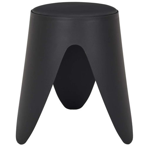 Tabouret D'appoint Empilable Emma - Noir