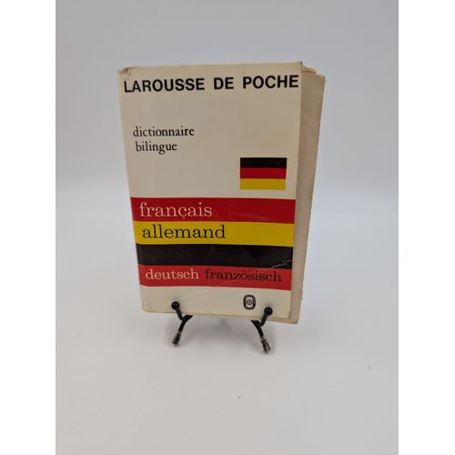 Livre Larousse De Poche Dictionnaire Bilingue Français Allemand (Très Abîmé)