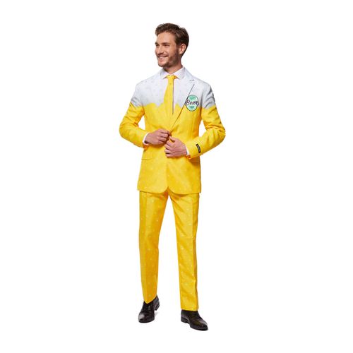 Costume Mr Bière Jaune Suitmeisters Adulte - Taille: M (Eu 50)