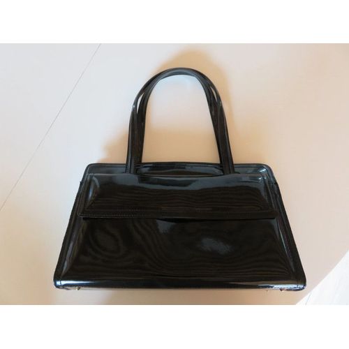 Sac EMY verni noir - vintage