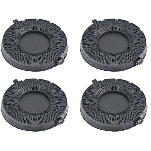 Lot de quatre filtres charbon type 48 AMC037 d'origine 235X30 mm Hotte (484000008783 480122101262 )