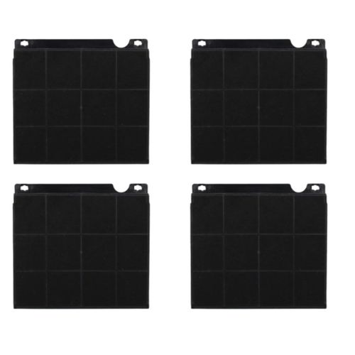 Lot de quatre filtres à charbon type 15 d'origine 230X210X30 mm Hotte (9029793818 AEG ARISTON HOTPOINT ARTHUR MARTIN ELECTROLUX BAUKNECHT BEKO BOSCH CANDY CONTINENTAL EDISON DE DIETRICH ELECTROLUX