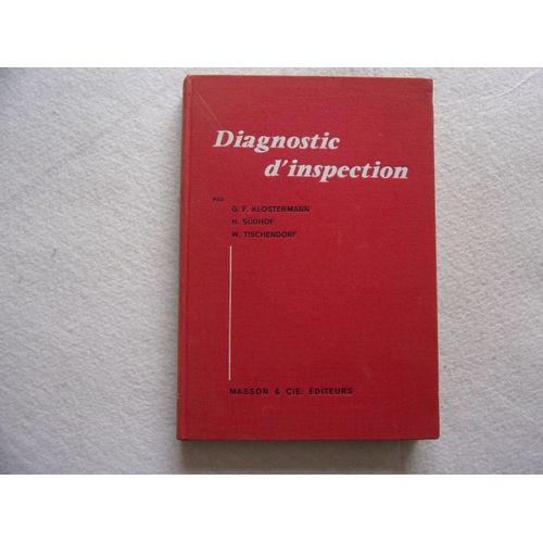 Diagnostic D'inspection - 451 Figures En Noir Et En Couleurs -
