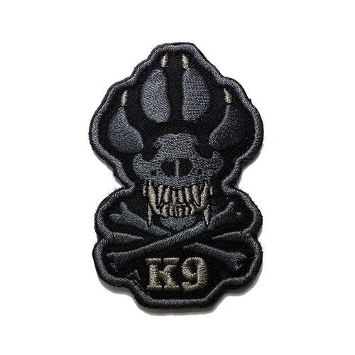 Gray Black -Patch De Broderie 3d K9 Service Dog,Patchs Tactiques De L'armée,Emblème Militaire Réfléchissant Ir,Attache Infrarouge