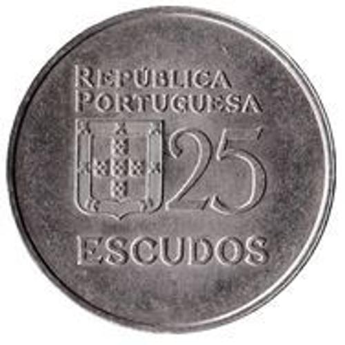 Pièce 25 Escudos Portugal - 1985