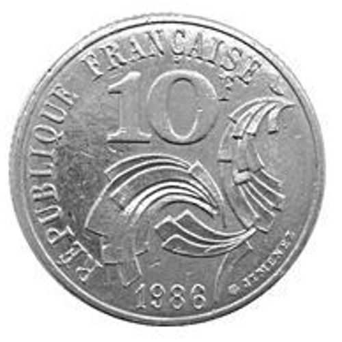 Pièce 10 Francs France Liberté, Egalité, Fraternité - 1986