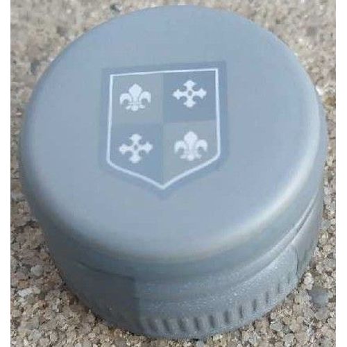 Capsule Aluminium À Visser Grise Avec Blason