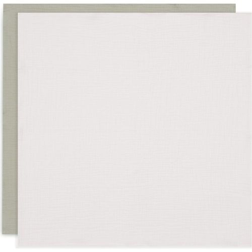 Lot De 4 Langes En Coton Olive Green/Ivory (70 X 70 Cm)