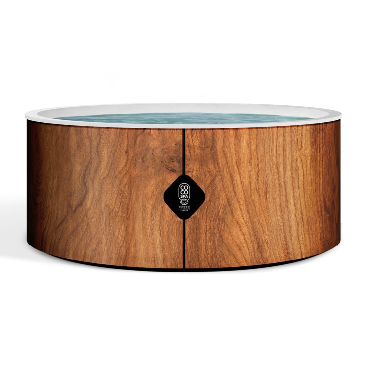 Piscine hors sol gonflable imitation bois 180cm