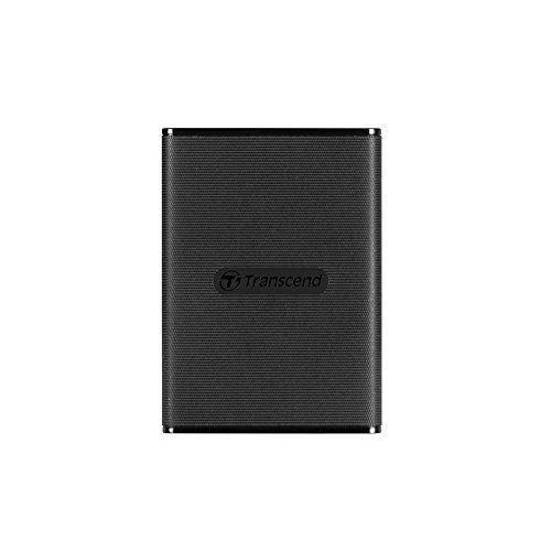 Transcend ESD270C - SSD - chiffré - 250 Go - externe (portable) - USB 3.1 Gen 2 (USB-C connecteur) - AES 256 bits - noir