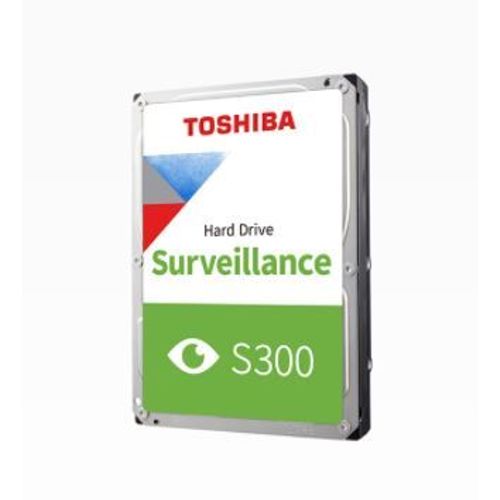 Toshiba S300 Surveillance - Disque dur - 4 To - interne - 3.5" - SATA 6Gb/s - 5400 tours/min - mémoire tampon : 128 Mo