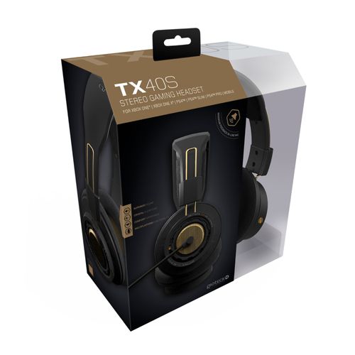 Gioteck Tx-40 S Wired Stereo Gaming Headset (Black/Bronze)