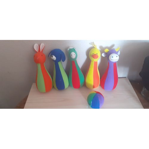 Jeu De Quilles En Tissu