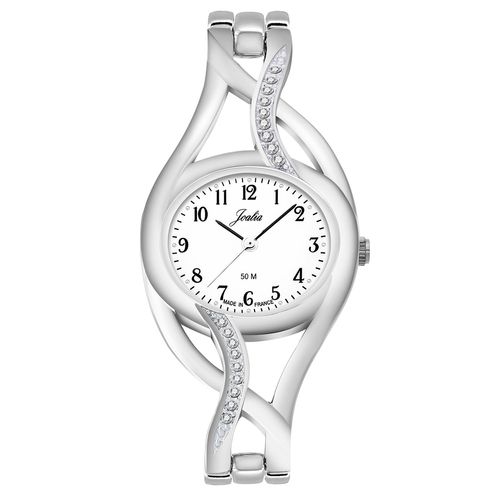 Montre Femme Certus Joalia Ovale Acier Strass