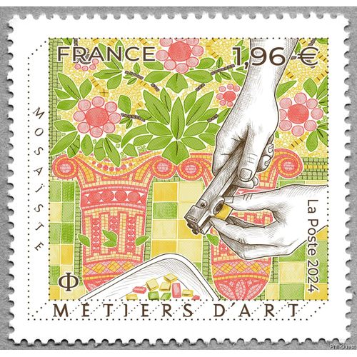 France 2024, Très Beau Timbre Neuf** Luxe Yvert 5742, Métiers D'art, Mosaïste.