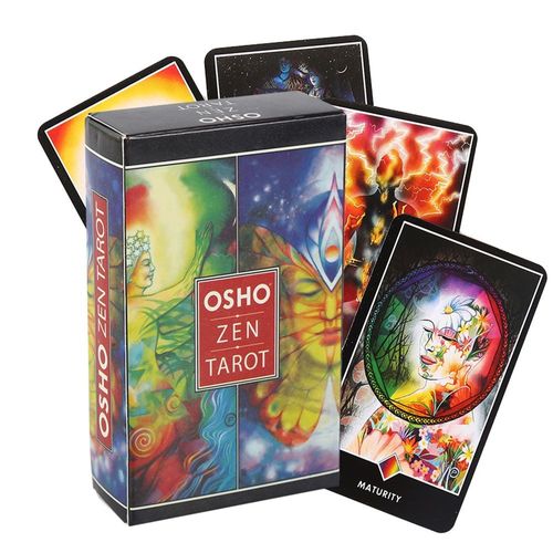 Osho Zen -Jeu De Société Tarot,Jouets,Cavalier D'oracle,Fête,Divination,Carte De Bénédiction,Poker,Damier,Cadeau