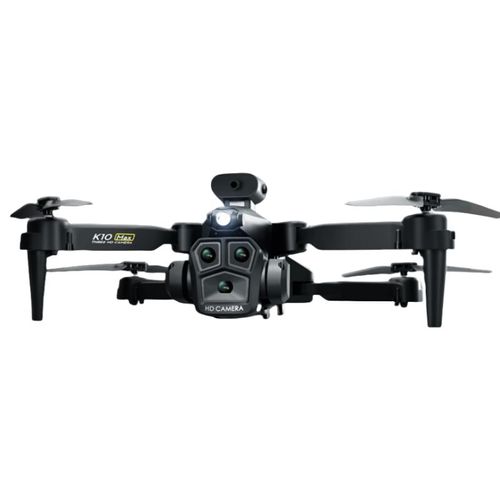 Drone Aérien À Évitement D'obstacles, Noir, Esc Triple Caméra + Positionnement Par Flux Optique + Objectif Motorisé, 2 Batteries-Marque Générale
