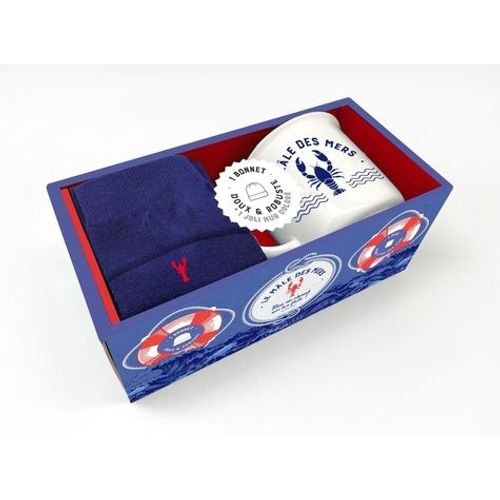 Le Mâle Des Mers - Coffret Avec Un Mug En Céramique, Un Bonnet En Coton Et Un Petit Livret