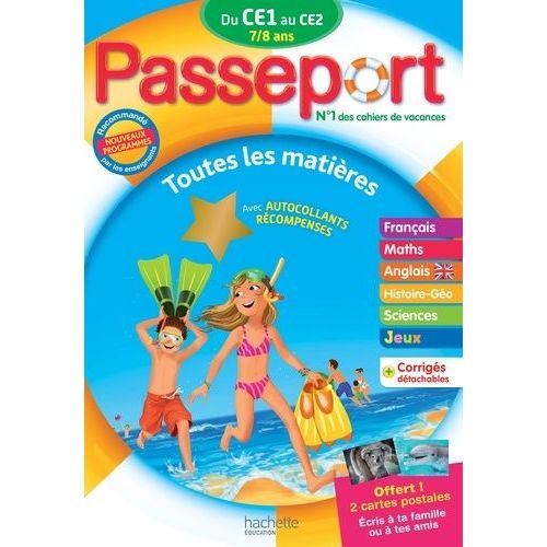 Passeport De Ce1 Au Ce2 - 7/8 Ans