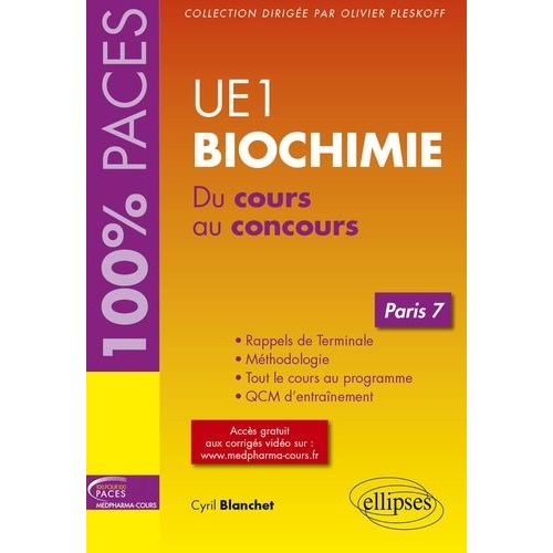 Ue1 Biochimie (Paris 7) - Du Cours Au Concours