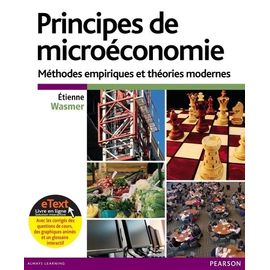 Principes De Microéconomie - Modèles Empiriques Et Théories Modernes