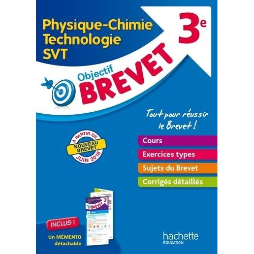 L'épreuve De Physique-Chimie-Svt-Technologie + Dépliant