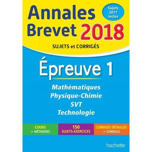 Mathématiques, Physique-Chimie, Svt, Technologie