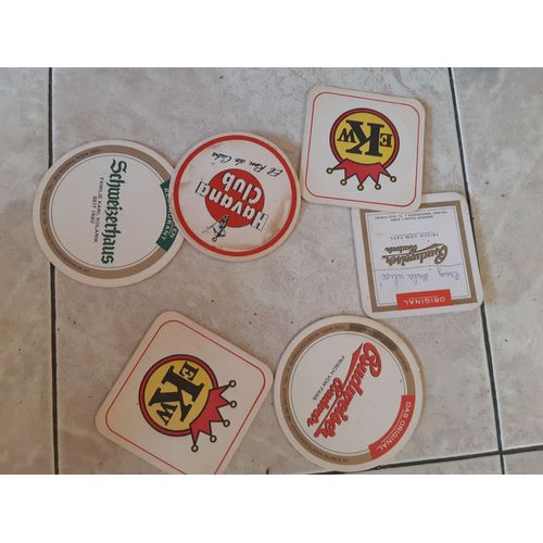 6 Dessous De Verre Carton Republique Tcheque Et Autres
