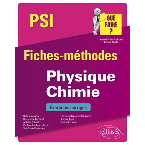 Physique-Chimie Psi
