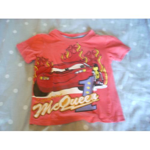 T-Shirt Manches Courtes Disney Cars 3 Ans.