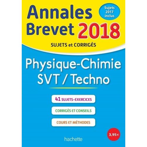 Physique-Chimie, Svt, Technologie - Sujets Et Corrigés