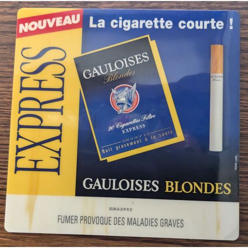 Tapis Publicitaire Cigarettes Gauloises Blondes
