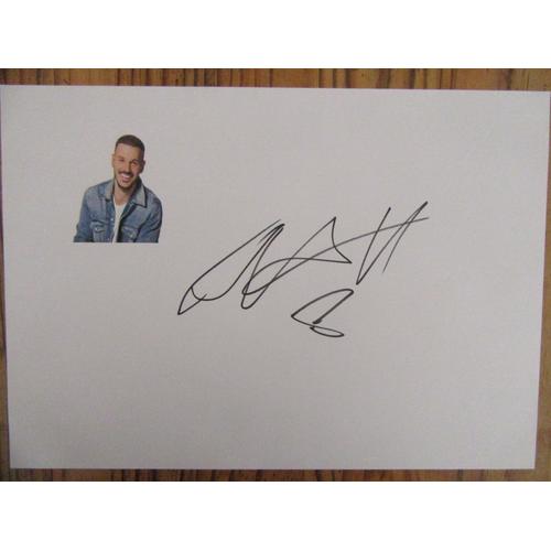 Autographe Matt Pokora