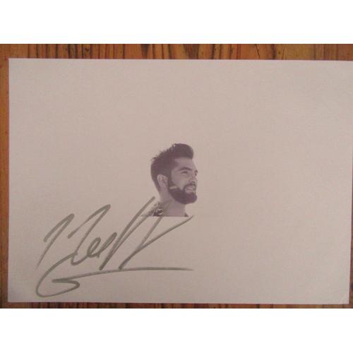 Autographe Kenji Girac